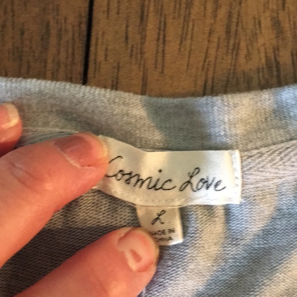 Cosmic Love The Snuggle Is Real Sweatshirt - Sz L - Picture 3 of 3